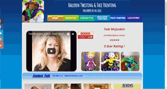 Desktop Screenshot of ladyballoon.com